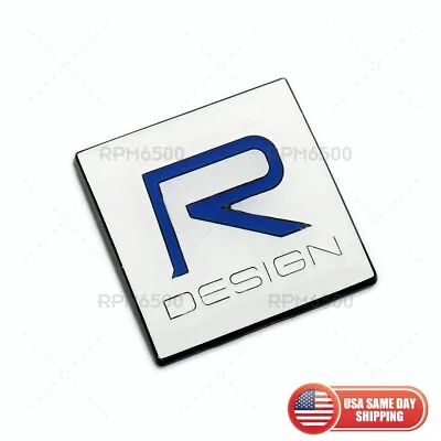 For VOLVO Rear Truck R-design Nameplate Logo Marker Emblem Badge Sport Black • $21.99