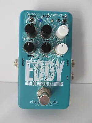 Electro-Harmonix Eddy | Analog Vibrato & Chorus Pedal IOB! • $89.99