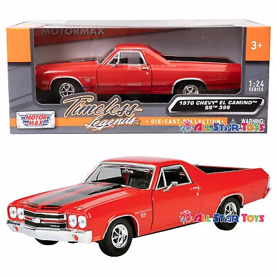 MOTORMAX 79347 1970 CHEVROLET EL CAMINO SS 396 Pickup 1:24 DIECAST MODEL CAR 8  • $16.99