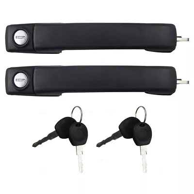 Front Outside Door Handles Set Fits VW Cabrio Golf Jetta W/ Lock Cylinder & Keys • $36.50