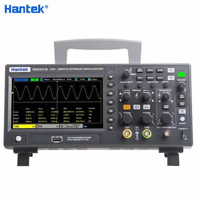 US Digital Oscilloscope 2CH Storage Sampling Rate 100MHz Bandwidth Dual Channe • $218.39