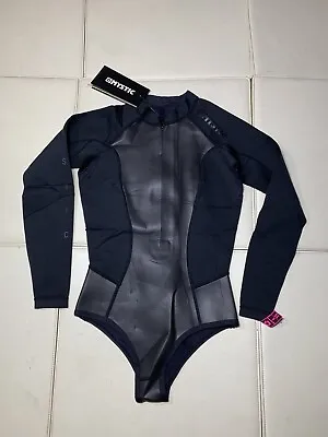 Mystic Diva Longarm Super Shorty Wetsuit 3/2 Frontzip Black Series Size XS Women • $149.99