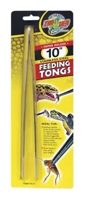 Zoo Med Labs Stainless Steel Feeding Tongs - 10  • $4.75