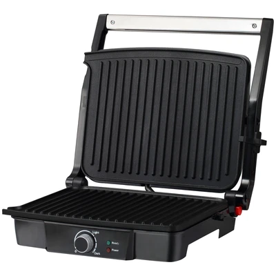 £45.99 • Buy HOMCOM Health Grill & Panini Press 2000W Non-Stick W/ 180° Flat Open Drip Tray