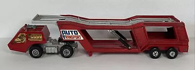 Vintage Matchbox Auto Transporter Car K-10 Super Kings 1976 Diecast Carrier • $17.10