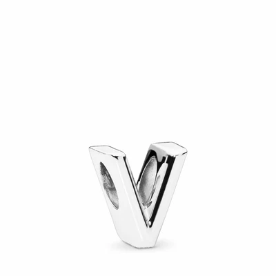 $38.99 • Buy PANDORA Charm Sterling Silver ALE S925 LETTER INITIAL V 797476
