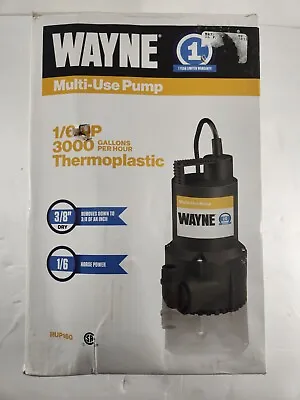 Wayne - 57719-REL1 - Portable Submersible Multi Use Pump - 120V - 1/6 Hp • $56.24