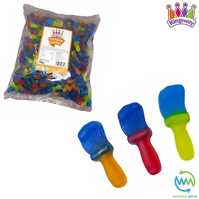 TONGUE PAINTERS Sweets GUMMY Candy FRUIT PAINTBRUSH JELLY Kingsway PICK N MIX UK • £3.49