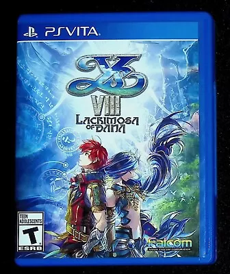 Ys VIII: Lacrimosa Of Dana Sony Playstation PS Vita NRMT Condition COMPLETE • $248.48