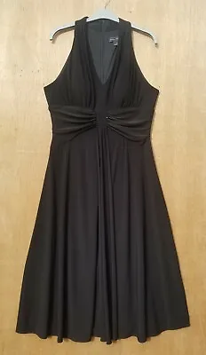 £12.99 • Buy Jessica Howard Size 12 Black Fit And Flare Stretch Jersey Dress EXCELLENT COND.