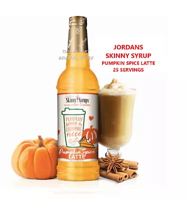 $17.94 • Buy 💥ALL FLAVORS! SAVE 25% OFF ~Jordan's Skinny Syrup ZERO CARB Flavoring Enhancers