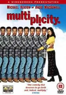 Multiplicity DVD (2004) Michael Keaton Ramis (DIR) Cert 12 Fast And FREE P & P • £2.99