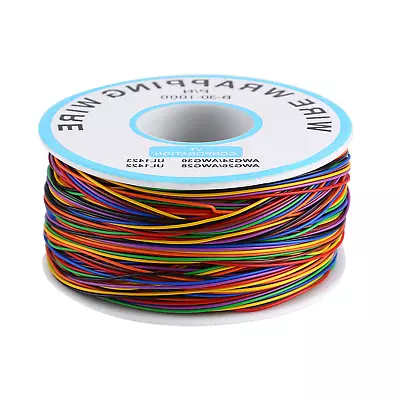 Colorful P/N B‑30‑1000 250M 8 Wire Colored Insulation Wrapping Copper Test Cable • £9.61