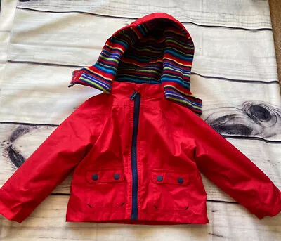 £18 • Buy Baby JoJo Maman Bebe 4 In 1 Waterproof Polarfleece Jacket/ Coat 6-9-12 Months