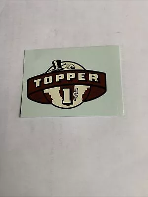 Victor Topper 1cent Price Decal • $9.99