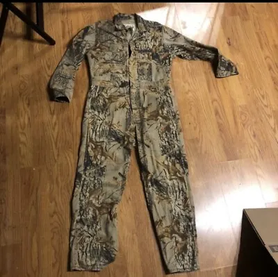 Vintage  Deer River Outdoor Apparel  Camo Coveralls • $101