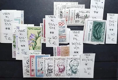 Morocco 1963-65 Group Of Stamps MI# MH/MNH CV=52.35$ • $4.99