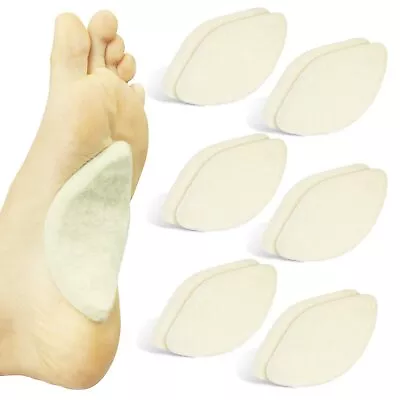 Vivesole Arch Support Pads (12 Pack) Adhesive Felt Foot Insert - Men Women - For • $22.09