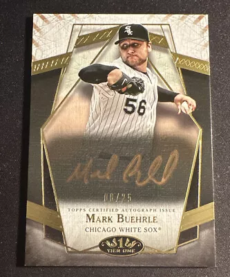 $39.99 • Buy 2022 Topps Tier One #PPA-MBU Mark Buehrle  Auto /25 Baseball Card
