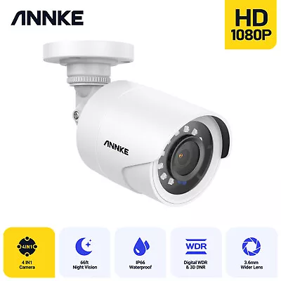 ANNKE 1080P HD 4IN1 Outdoor 2MP Video Security Camera Home Surveillance IR Night • $17.84