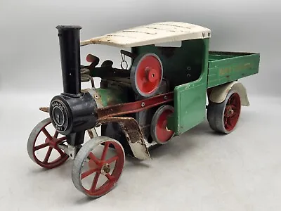 Vintage Mamod Steam Engine Tractor Wagon Pressed Steel Toy SW1 Green *READ* • $164.02