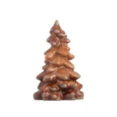 Mosser Glass Collectible Glass Christmas Trees Carmel Brown 8 Inch Large • $49.95