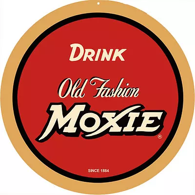 Nostalgic Drink Old Fashion Moxie Round Sign • $26