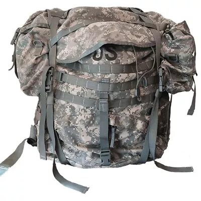 US MILITARY MOLLE II Large Rucksack Field Pack Set COMPLETE Frame Pouches Straps • $44.99