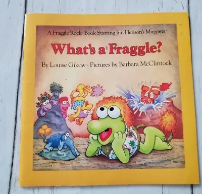 Whats A Fraggle? FRAGGLE ROCK Vintage Childrens Book  • $8.91