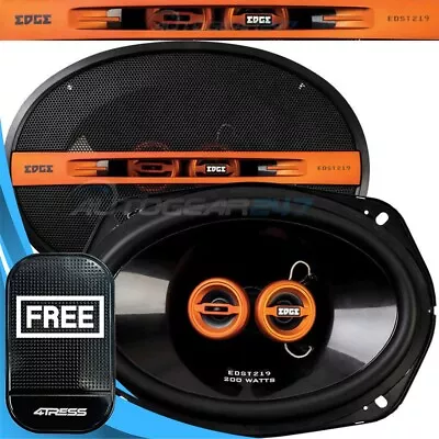 Edge Speakers Pair Audio 400w 6X9  Inch Car Van Door Parcel Shelf EDST219-E6. M✅ • £47.95