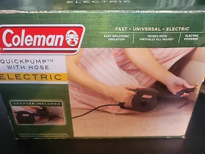 Coleman Quick Pump W/Hose Electric 20120917 Adapters Included A293 • $7.99