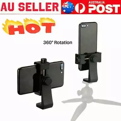 Universal Smartphone Tripod Adapter Phone Stand Holder Mount For IPhone Samsung- • $9.56