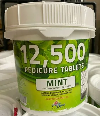 Pedi Spa Tablets Concentrated Salon Spa Pedicure Tablet Mint 12500 Bucket • $129.99