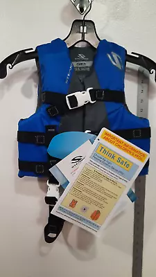 Stearns Life Vest PFD Type III Size Child 30-50 Lbs Blue New • $33.99