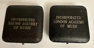 2 Incorporated London Academy Of Music Antique Medal Cases • £15