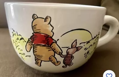 DISNEY Classic Pooh Large White Coffee Mug Or Soup Mug. *NEW*  GREAT GIFT! • $10.99