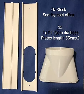 $39.99 • Buy Portable Air Conditioner Spare Parts Plates Vent Gob+Window Kit 15cm Dia X110cm