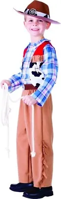 NEW Dress Up America Junior Cowboy Costume - Size Large 12-14 Years • £13.95