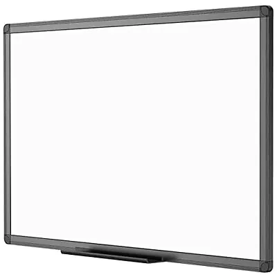 VIZ-PRO Magnetic Drywipe Whiteboard 120 X 90 Cm Dry Erase White Board With • £58.90