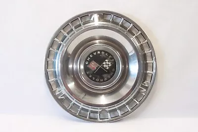 Original 1961 Chevrolet Impala Belair Biscayne Stainless Steel Hubcap 14  • $25.05