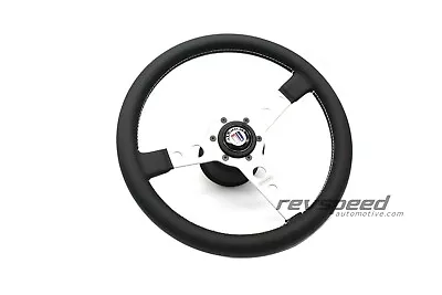 MOMO Prototipo Silver Steering Wheel Kit ALPINA Horn Button For BMW 1600 2002 • $329.95