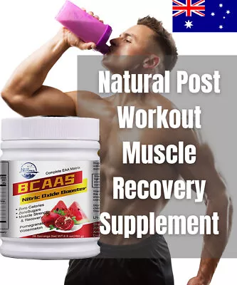 EAA BCAAS Nitric Oxide Booster Powder 100g Muscle Growth Recovery Amino Acids • $61.99