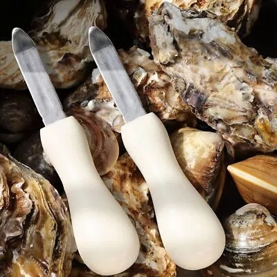 Non-slip Prying Shellfish Shucker Oyster Knife Shucking Tool Clam Opener • $8.58