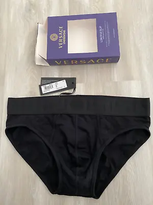 $120 NEW Authentic Versace Medusa Men’s Briefs Size I 5 US M Made In Italy • $55