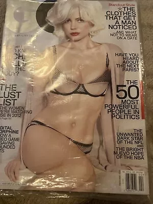 GQ Magazine February 2012 Michelle Williams  New Sealed Free Shipping • $14.99