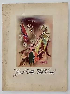 Gone With The Wind 1939 Original Movie Program With 2 Movie Theater Tickets RARE • $105