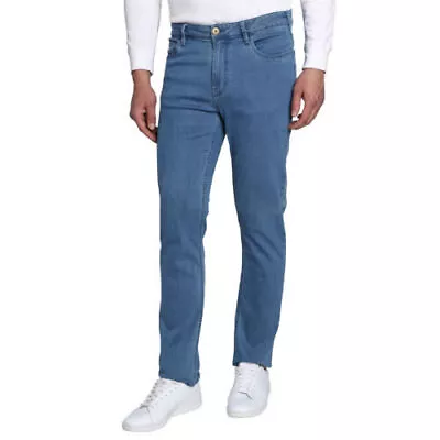 Jachs Men’s Tencel Stretch Denim 5-Pockets Jeans • $24.99