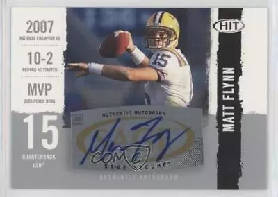 2008 SAGE Hit Auto Silver Matt Flynn #A85 Rookie Auto RC • $3.41