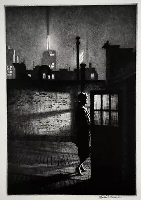 Martin Lewis -  Little Penthouse New York (1931) Signed - 17 X22  Fine Art Print • $79.99