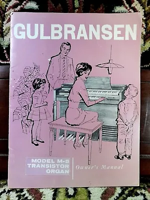 $14.55 • Buy Vintage 60's Gulbransen Organ M-5 Owner's Manual Exalent Condition
